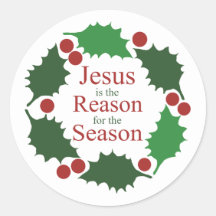 Ring aus Stechpalme Jesus ist der Grund für die Sa
