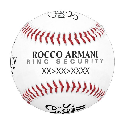 Ring Bearer Baseball (Rückseite)