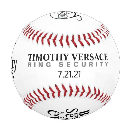 Ring Bearer Baseball (Rückseite)