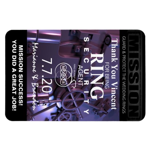 Ring Bearer Danke Magnet (Horizontal)