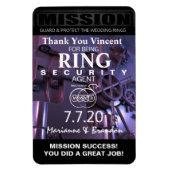 Ring Bearer Danke Magnet (Vertikal)