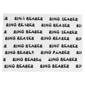 "Ring Bearer" Geschenktasche Große Geschenktüte (Rückseite)