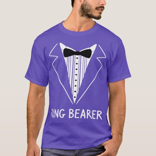 Ring Bearer Hochzeit Tu Bachelor Zeremonie Groom T-Shirt (Vorderseite)