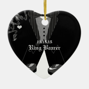 Ring Bearer Hochzeit Weihnachtsdekoration Keramikornament