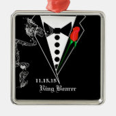 Ring Bearer Hochzeit Weihnachtsdekoration Ornament Aus Metall (Vorne)