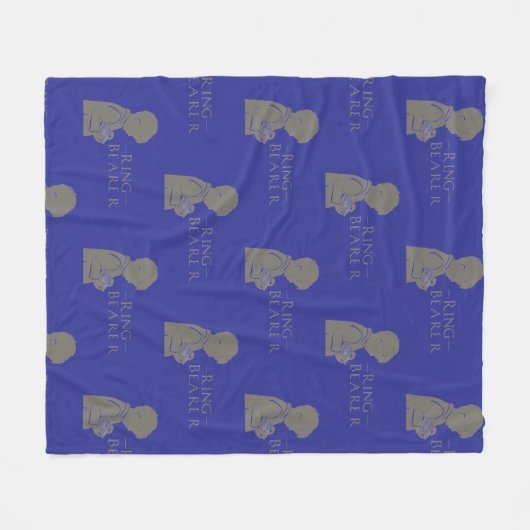 Ring Bearer Keepake Fleecedecke (Vorderseite (Horizontal))