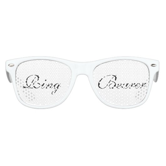 RING BEARER Party Shades Partybrille (Vorderseite)
