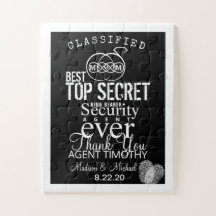 Ring Bearer Secret Agent Puzzle