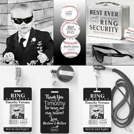Ring Bearer Security Abzeichen Ausweis