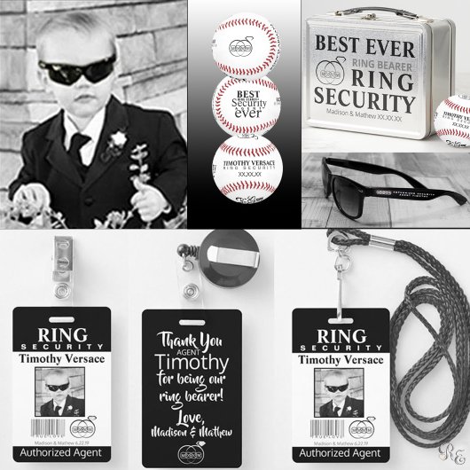 Ring Bearer Security Abzeichen Ausweis