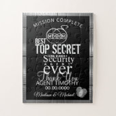 Ring Bearer Security Agent Vielen Dank Puzzle (Vertikal)
