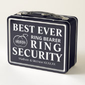 Ring Bearer Security Box Metall Brotdose (Rückseite)