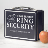 Ring Bearer Security Box Metall Brotdose (Beispiel)
