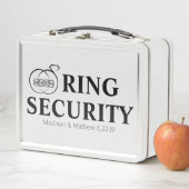 Ring Bearer Security Box Metall Brotdose (Beispiel)
