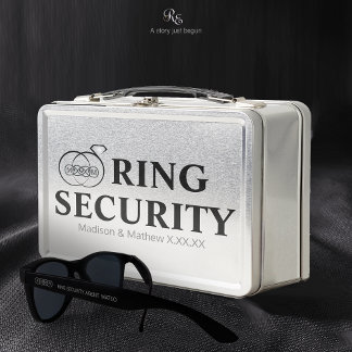Ring Bearer Security Box Metall Brotdose