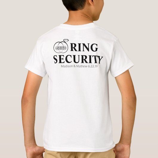 Ring Bearer Security T-Shirt (Rückseite)