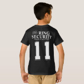 Ring Bearer Security T-Shirt (Schwarz voll)