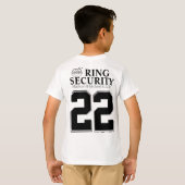 Ring Bearer Security T-Shirt (Schwarz voll)