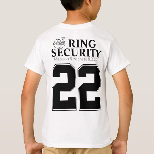 Ring Bearer Security T-Shirt (Rückseite)