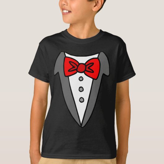 Ring Bearer Tuxedo T - Shirt (Vorderseite)