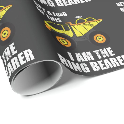 Ring Bearer Wedding Gift Geschenkpapier (Rolleneckpunkt)