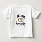 Ring Bearer Wedding Säugling Shirt (Rückseite)