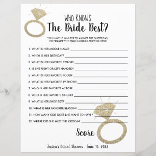 Ring Bling Brautparty, das Bride Game kennt
