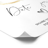 Ring-bow-Brautparty Poster (Ecke)