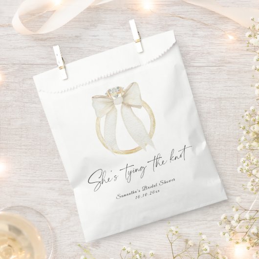 Ring Bow Sie bindet das Knoten-Brautparty Geschenktütchen (Ausgeschnitten)