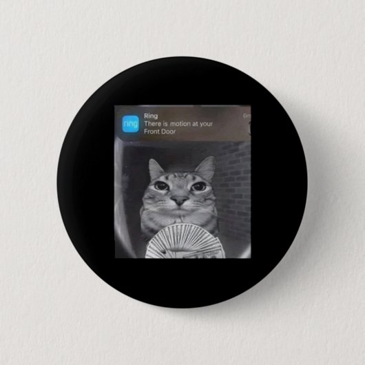 Ring Cat mit Motion Meme Button (Vorderseite)