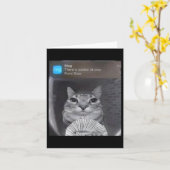 Ring Cat mit Motion Meme Karte (Gelbe Blume)