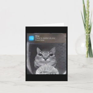 Ring Cat mit Motion Meme Karte