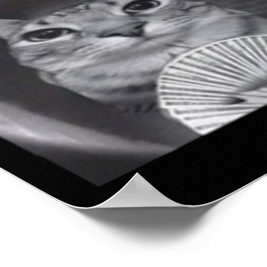 Ring Cat mit Motion Meme Poster (Ecke)