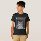 Ring Cat mit Motion Meme T-Shirt (Vorne ganz)