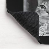 Ring Cat mit Motion Meme verflucht lustige Männer Mousepad (Ecke)