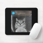 Ring Cat mit Motion Meme verflucht lustige Männer Mousepad (Mit Mouse)