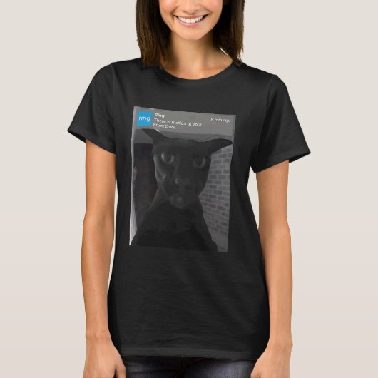 Ring Cat Motion Meme T-Shirt (Vorderseite)