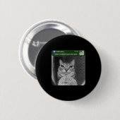 Ring Cat With Motion Meme  Button (Vorne & Hinten)