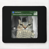 Ring Cat With Motion Meme Mousepad (Vorne)