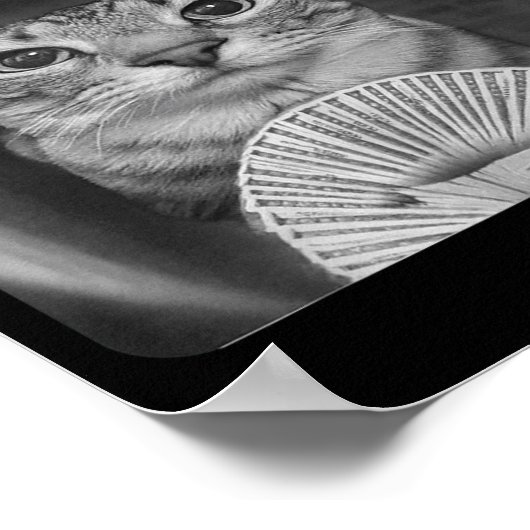 Ring Cat With Motion Meme  Poster (Ecke)