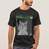 Ring Cat With Motion Meme T-Shirt (Vorderseite)