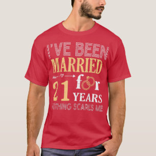 Ring Couple IV war seit 21 Jahren Verheiratet nich T-Shirt