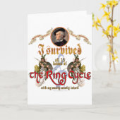 Ring Cycle Survivor Karte (Gelbe Blume)