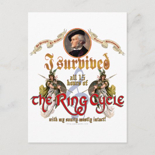 Ring Cycle Survivor Postkarte (Vorderseite)