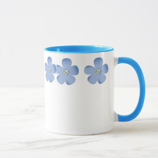 Ring der blauen Blumen Tasse (Rechts)