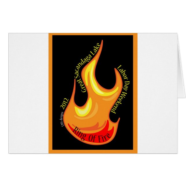 Ring der Flamme des Feuer-2012 (Vorderseite (Horizontal))