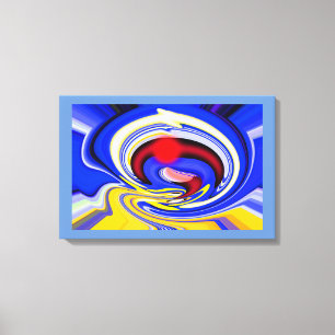 Ring der kosmischen Feuerkunst Leinwanddruck