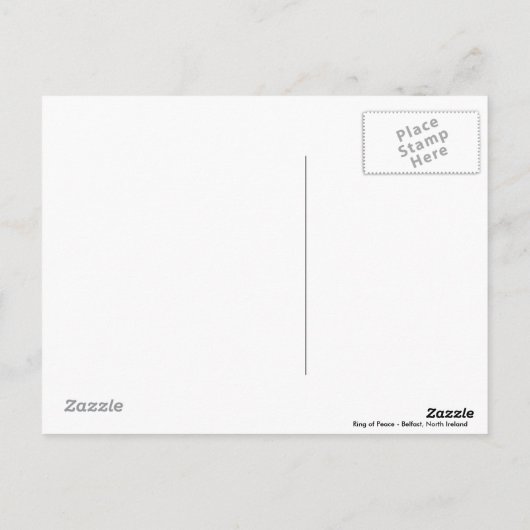 Ring des Friedens Postkarte (Rückseite)