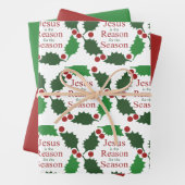 Ring des Heiligen Jesus Grund für den Saisonaufent Geschenkpapier Set (Beispiel)