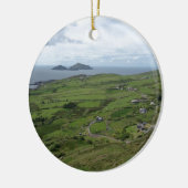 Ring des Iren-Meerblicks Kerrys Irland Keramik Ornament (Links)